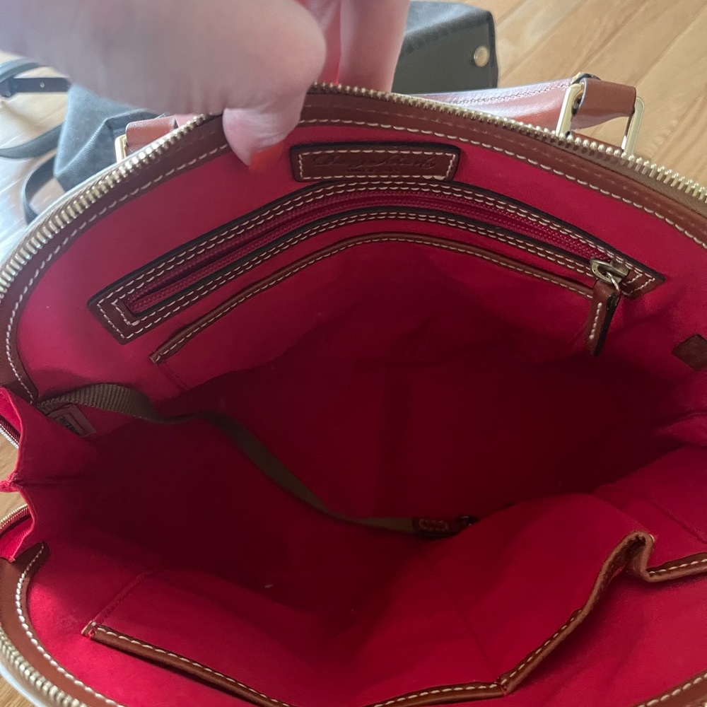 Dooney & Bourke Pebbled leather Zip Zip Satchel. Gently used. - Picture 7 of 10